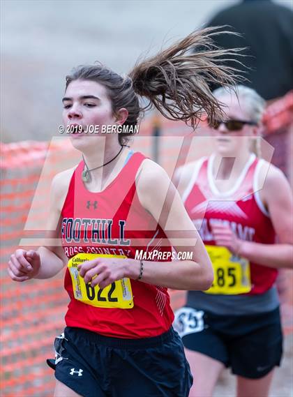 Thumbnail 2 in CIF State Cross Country Championships (Girls D3 Race) photogallery.