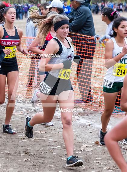 Thumbnail 1 in CIF State Cross Country Championships (Girls D3 Race) photogallery.