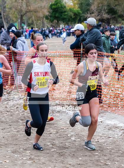 Thumbnail 2 in CIF State Cross Country Championships (Girls D3 Race) photogallery.