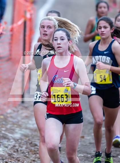 Thumbnail 1 in CIF State Cross Country Championships (Girls D3 Race) photogallery.