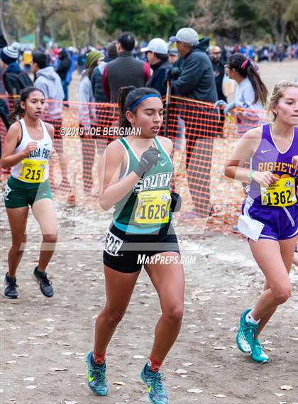 Thumbnail 2 in CIF State Cross Country Championships (Girls D3 Race) photogallery.