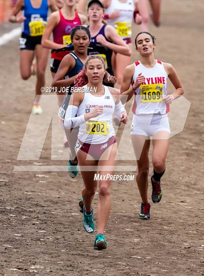 Thumbnail 1 in CIF State Cross Country Championships (Girls D3 Race) photogallery.
