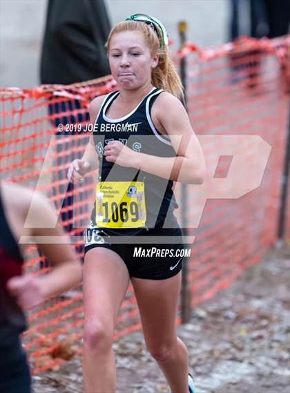 Thumbnail 2 in CIF State Cross Country Championships (Girls D3 Race) photogallery.