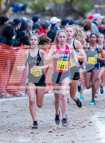 Thumbnail 1 in CIF State Cross Country Championships (Girls D3 Race) photogallery.