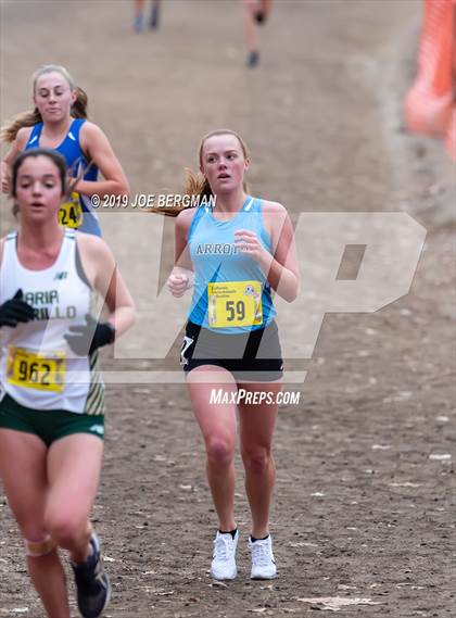 Thumbnail 2 in CIF State Cross Country Championships (Girls D3 Race) photogallery.