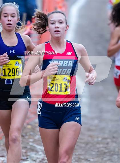 Thumbnail 2 in CIF State Cross Country Championships (Girls D3 Race) photogallery.