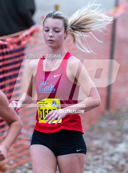 Thumbnail 1 in CIF State Cross Country Championships (Girls D3 Race) photogallery.