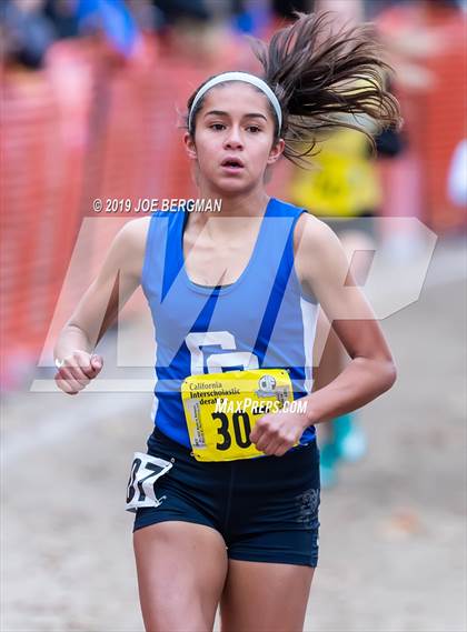 Thumbnail 2 in CIF State Cross Country Championships (Girls D3 Race) photogallery.