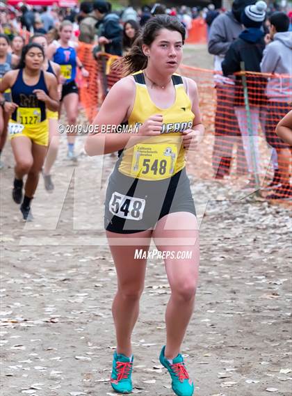 Thumbnail 2 in CIF State Cross Country Championships (Girls D3 Race) photogallery.