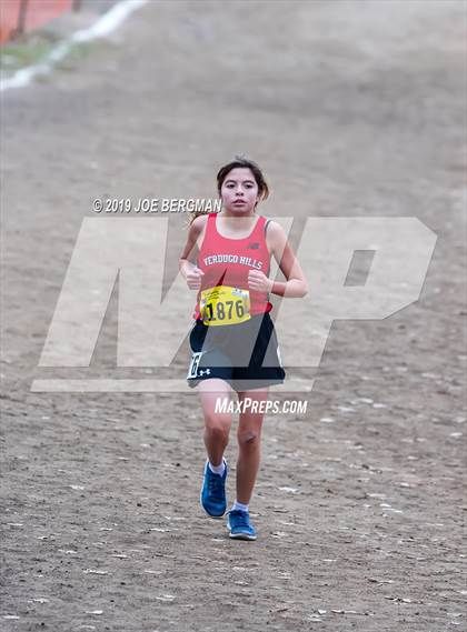Thumbnail 2 in CIF State Cross Country Championships (Girls D3 Race) photogallery.