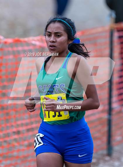 Thumbnail 2 in CIF State Cross Country Championships (Girls D3 Race) photogallery.