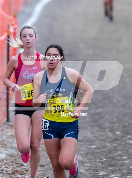 Thumbnail 1 in CIF State Cross Country Championships (Girls D3 Race) photogallery.