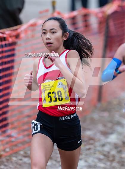 Thumbnail 2 in CIF State Cross Country Championships (Girls D3 Race) photogallery.
