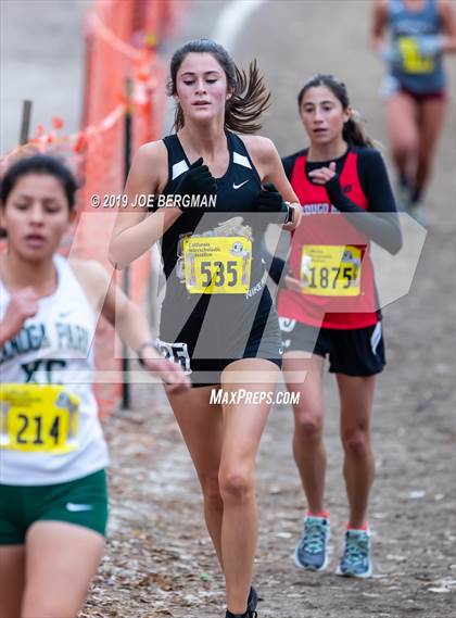 Thumbnail 1 in CIF State Cross Country Championships (Girls D3 Race) photogallery.