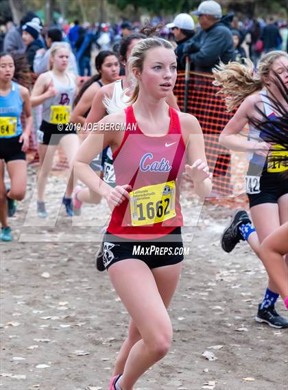 Thumbnail 1 in CIF State Cross Country Championships (Girls D3 Race) photogallery.