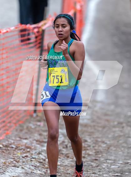 Thumbnail 2 in CIF State Cross Country Championships (Girls D3 Race) photogallery.