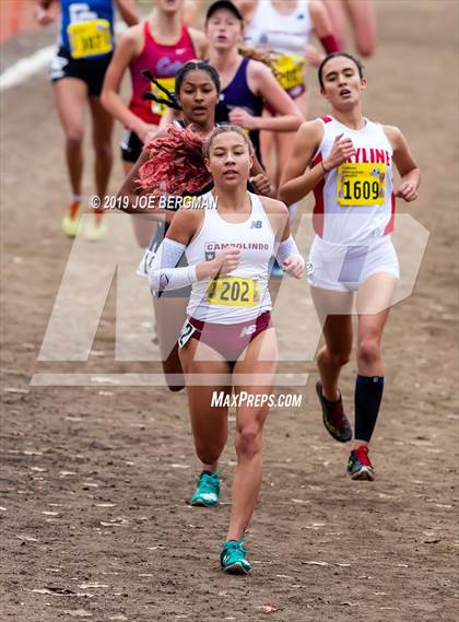 Thumbnail 2 in CIF State Cross Country Championships (Girls D3 Race) photogallery.