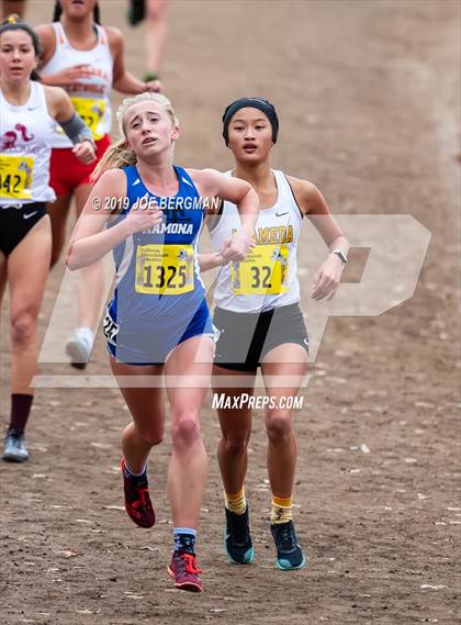Thumbnail 2 in CIF State Cross Country Championships (Girls D3 Race) photogallery.