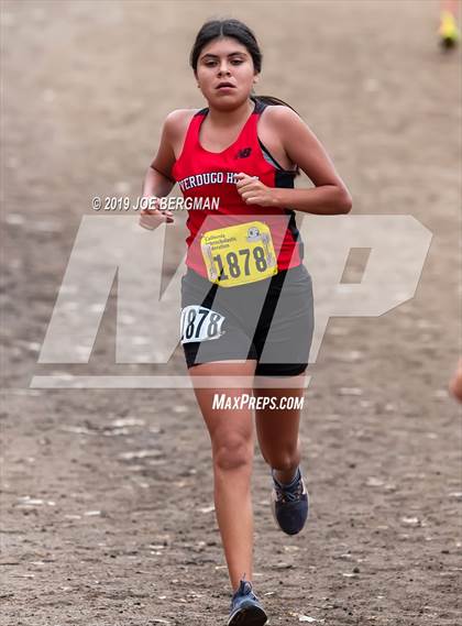 Thumbnail 1 in CIF State Cross Country Championships (Girls D3 Race) photogallery.