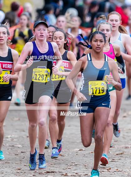 Thumbnail 1 in CIF State Cross Country Championships (Girls D3 Race) photogallery.