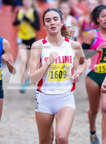 Thumbnail 2 in CIF State Cross Country Championships (Girls D3 Race) photogallery.