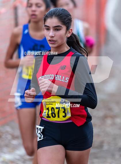 Thumbnail 2 in CIF State Cross Country Championships (Girls D3 Race) photogallery.