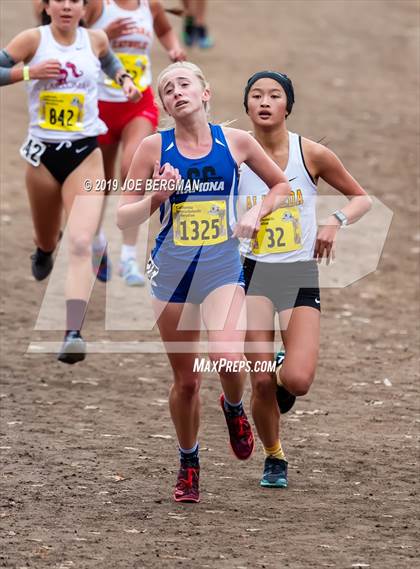 Thumbnail 1 in CIF State Cross Country Championships (Girls D3 Race) photogallery.