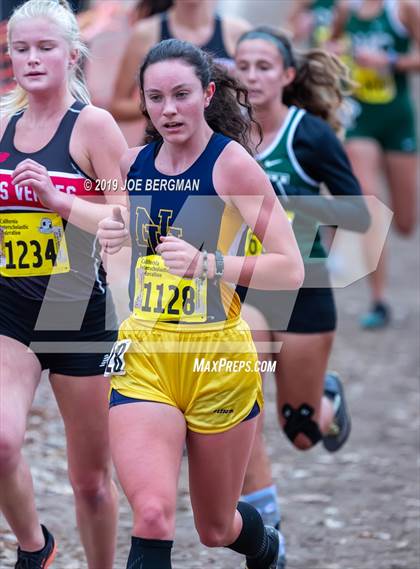 Thumbnail 2 in CIF State Cross Country Championships (Girls D3 Race) photogallery.
