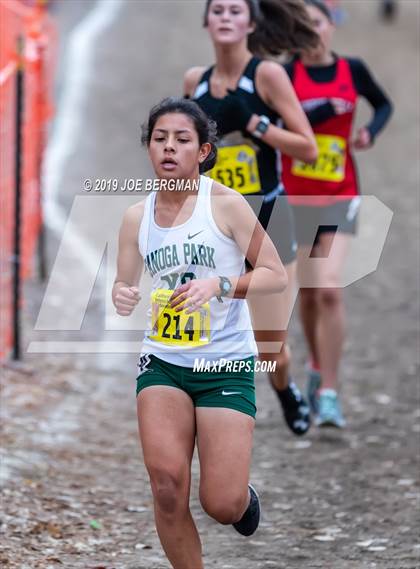 Thumbnail 2 in CIF State Cross Country Championships (Girls D3 Race) photogallery.