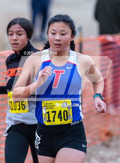 Thumbnail 1 in CIF State Cross Country Championships (Girls D3 Race) photogallery.
