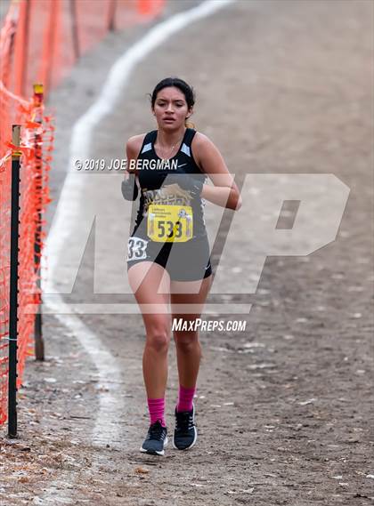 Thumbnail 2 in CIF State Cross Country Championships (Girls D3 Race) photogallery.