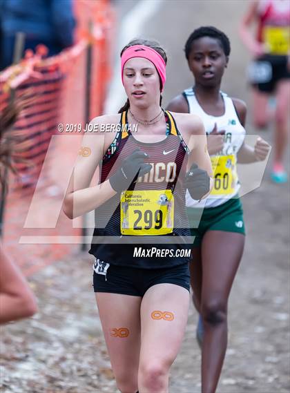 Thumbnail 2 in CIF State Cross Country Championships (Girls D3 Race) photogallery.