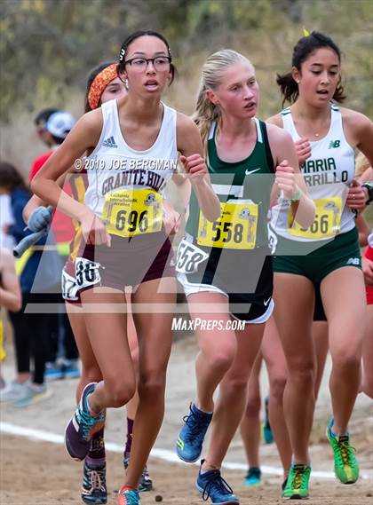 Thumbnail 1 in CIF State Cross Country Championships (Girls D3 Race) photogallery.