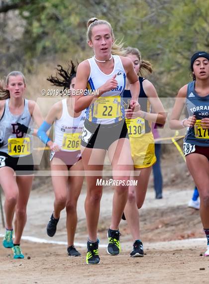 Thumbnail 2 in CIF State Cross Country Championships (Girls D3 Race) photogallery.