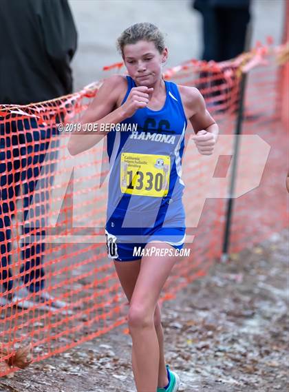 Thumbnail 2 in CIF State Cross Country Championships (Girls D3 Race) photogallery.