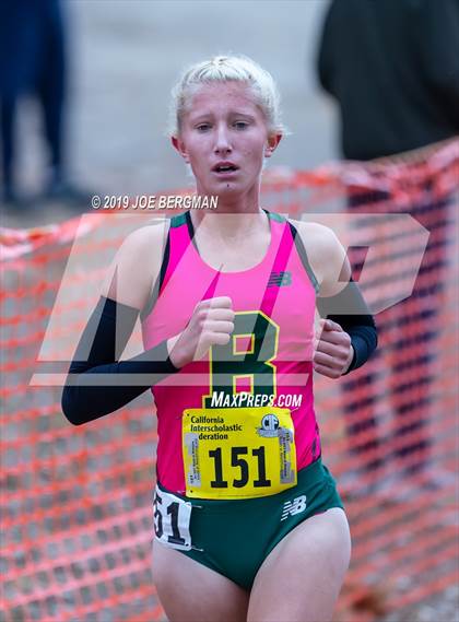 Thumbnail 2 in CIF State Cross Country Championships (Girls D3 Race) photogallery.