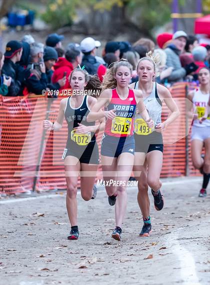 Thumbnail 2 in CIF State Cross Country Championships (Girls D3 Race) photogallery.