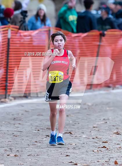 Thumbnail 2 in CIF State Cross Country Championships (Girls D3 Race) photogallery.