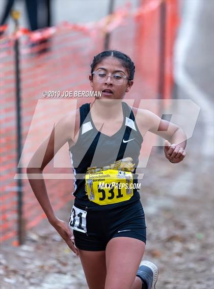 Thumbnail 2 in CIF State Cross Country Championships (Girls D3 Race) photogallery.