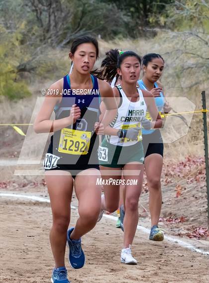 Thumbnail 1 in CIF State Cross Country Championships (Girls D3 Race) photogallery.