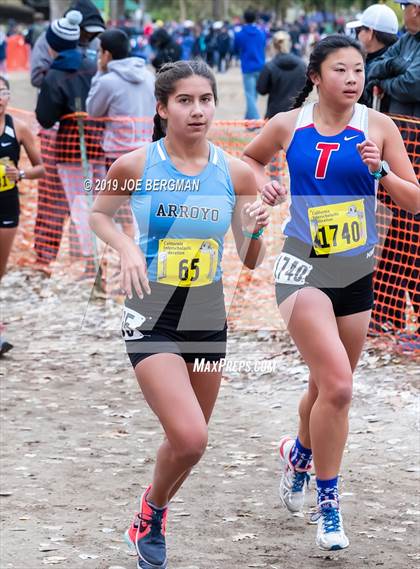 Thumbnail 2 in CIF State Cross Country Championships (Girls D3 Race) photogallery.