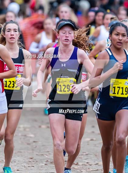 Thumbnail 2 in CIF State Cross Country Championships (Girls D3 Race) photogallery.
