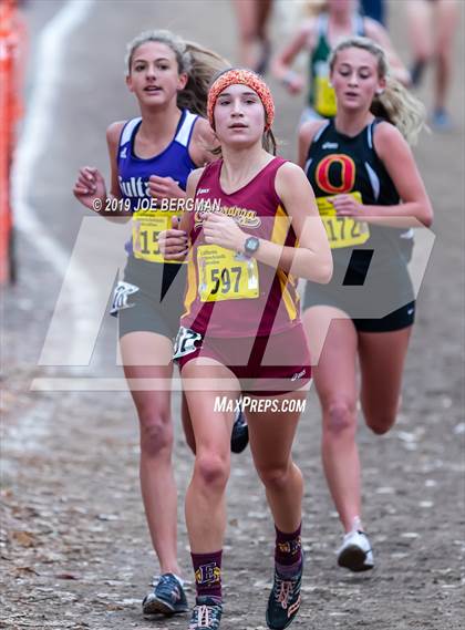 Thumbnail 1 in CIF State Cross Country Championships (Girls D3 Race) photogallery.