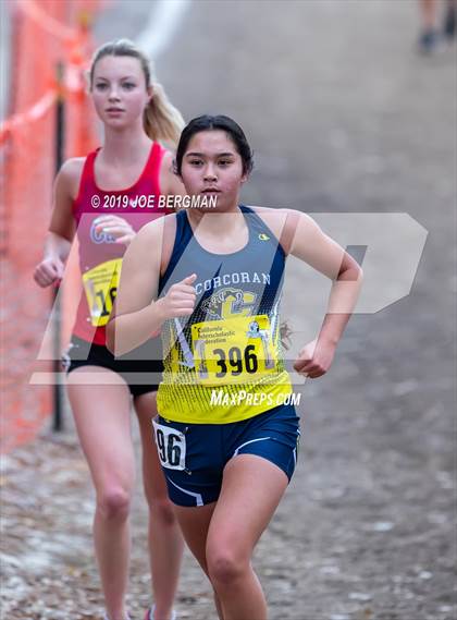 Thumbnail 2 in CIF State Cross Country Championships (Girls D3 Race) photogallery.