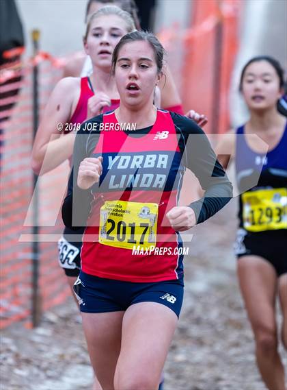 Thumbnail 1 in CIF State Cross Country Championships (Girls D3 Race) photogallery.