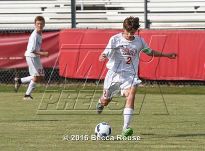 Thumbnail 2 in Charlotte Catholic vs Weddington photogallery.
