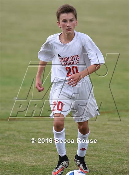 Thumbnail 3 in Charlotte Catholic vs Weddington photogallery.