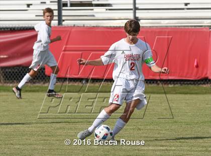 Thumbnail 3 in Charlotte Catholic vs Weddington photogallery.