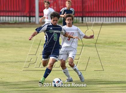 Thumbnail 2 in Charlotte Catholic vs Weddington photogallery.