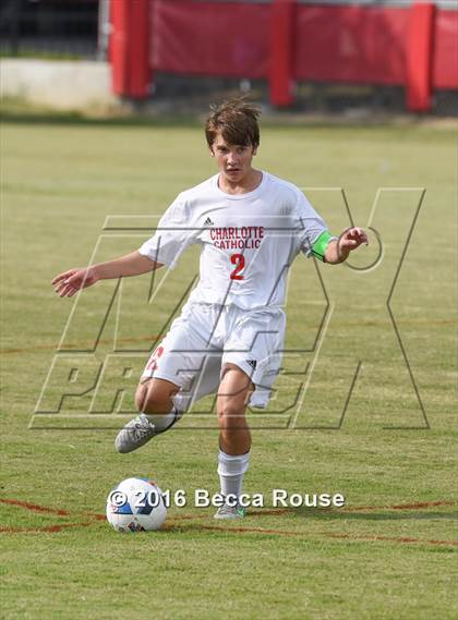 Thumbnail 1 in Charlotte Catholic vs Weddington photogallery.